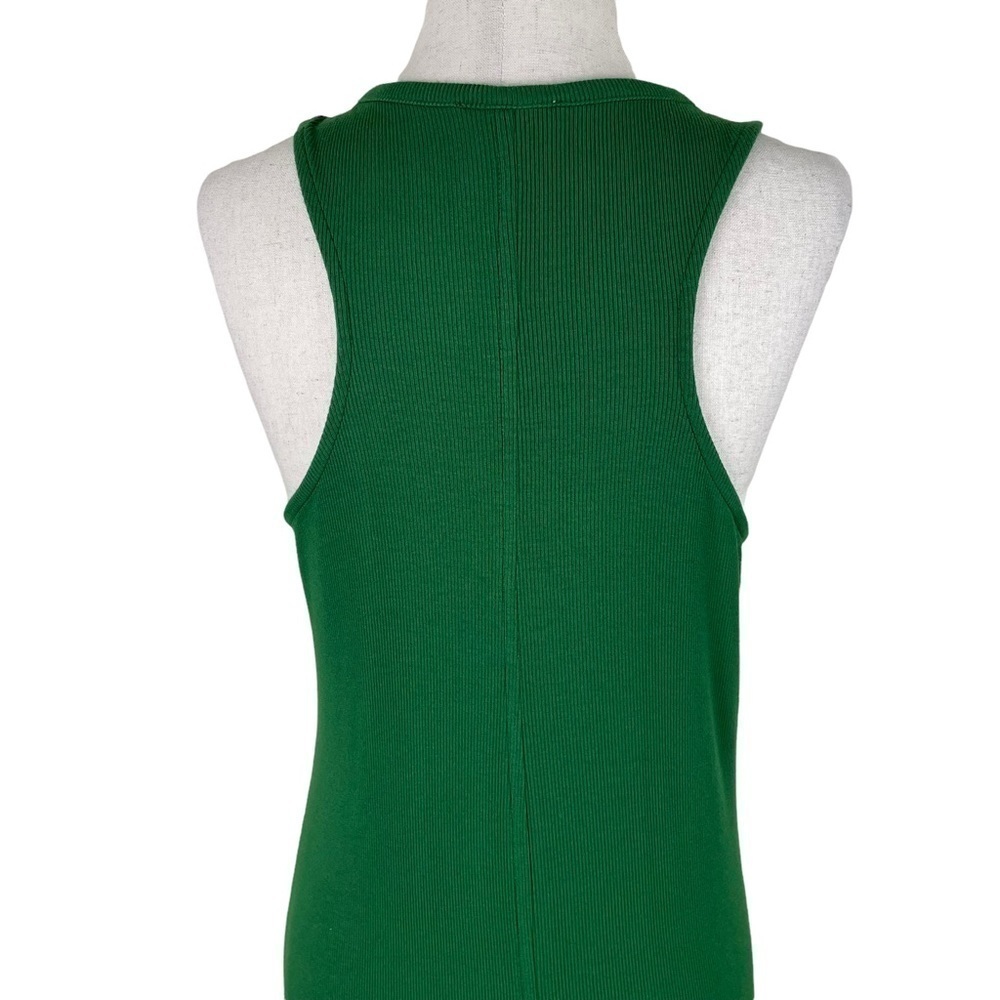 Daily Ritual Green Ribbed Racerback Maxi Dress - Picture 3 of 10